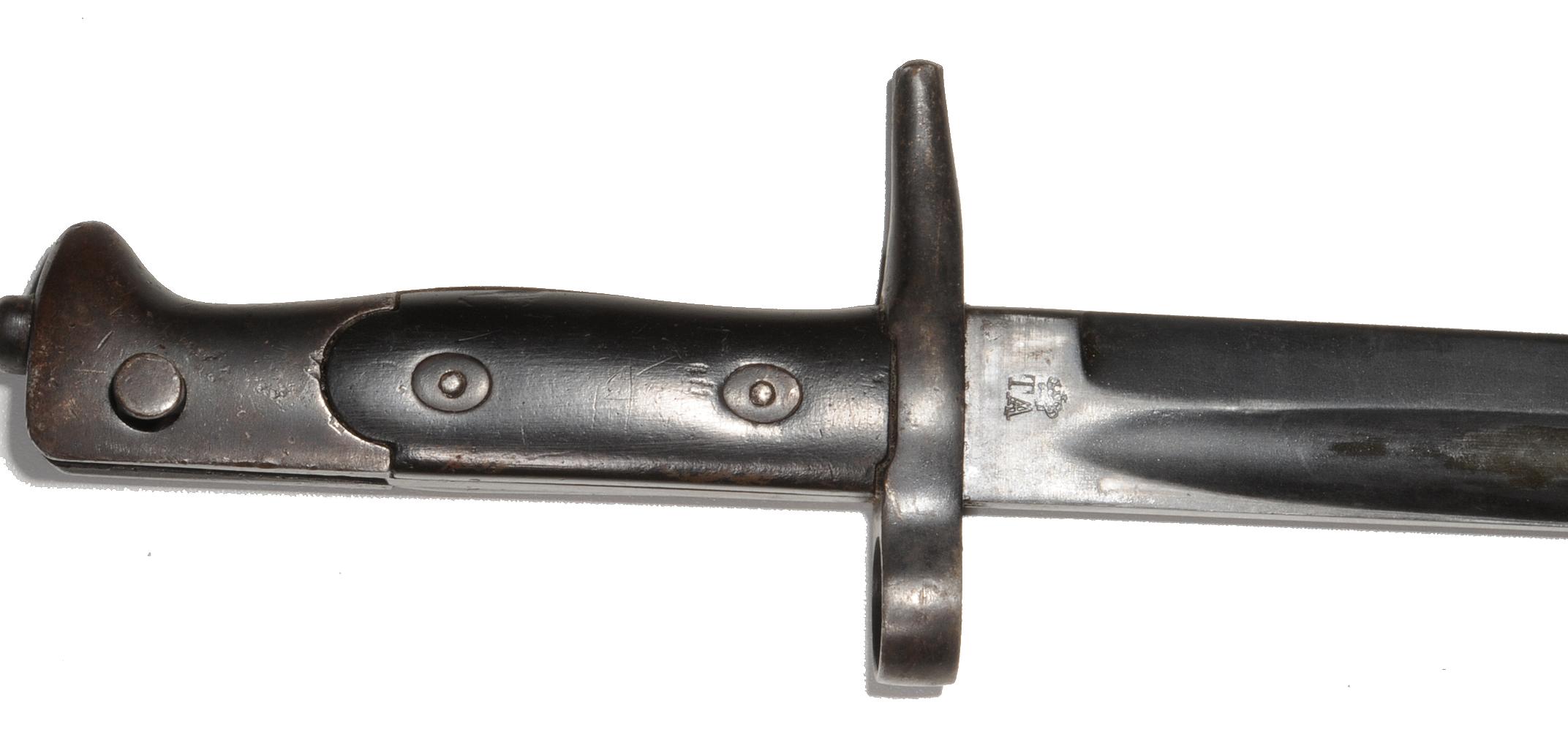 Italian Military Pre-WWI Vetterli Rifle Bayonet (CPD)