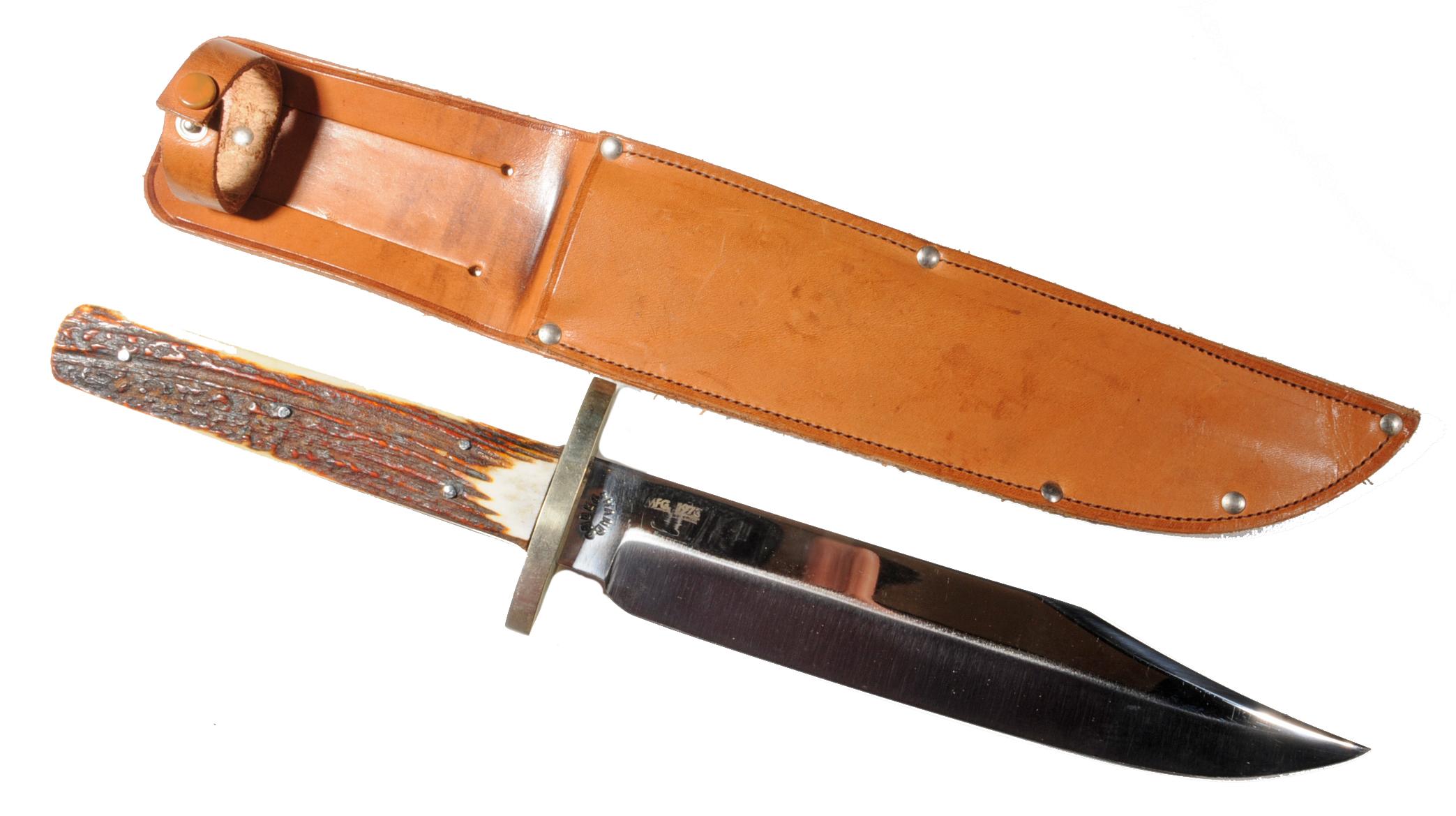 Wade and Butcher Large Bowie knife.(LAM)