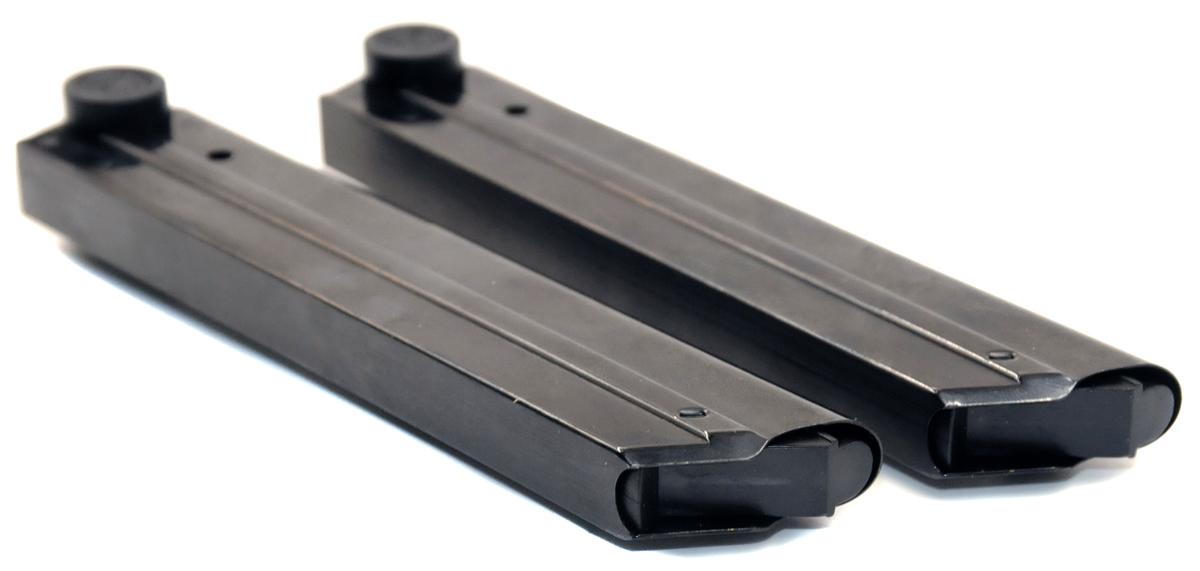 Two Aftermarket Mekkar 9mm Luger Magazines (A)