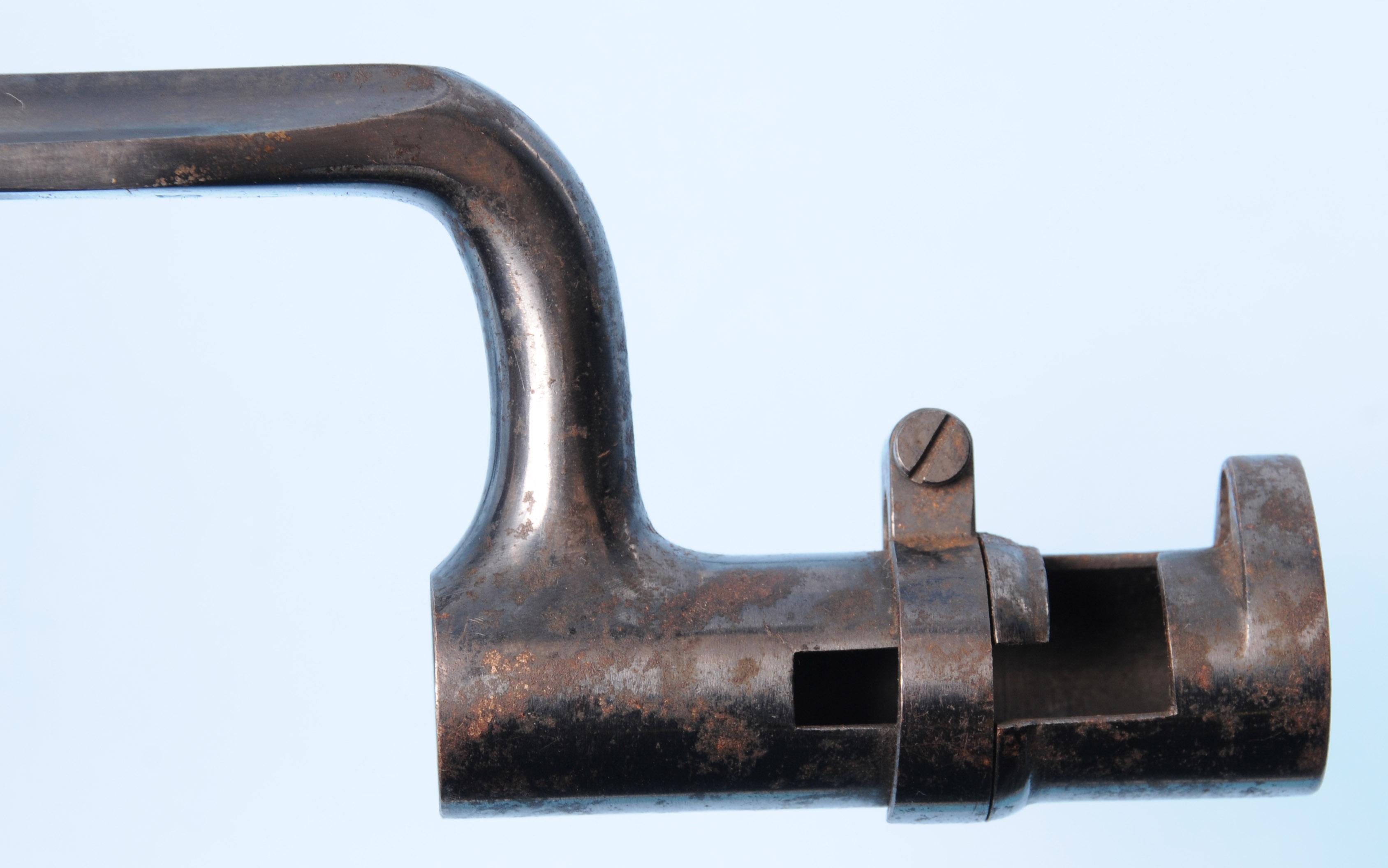 US Military 1870-1890s Springfield M1873 Trapdoor Rifle Socket Bayonet (PD)