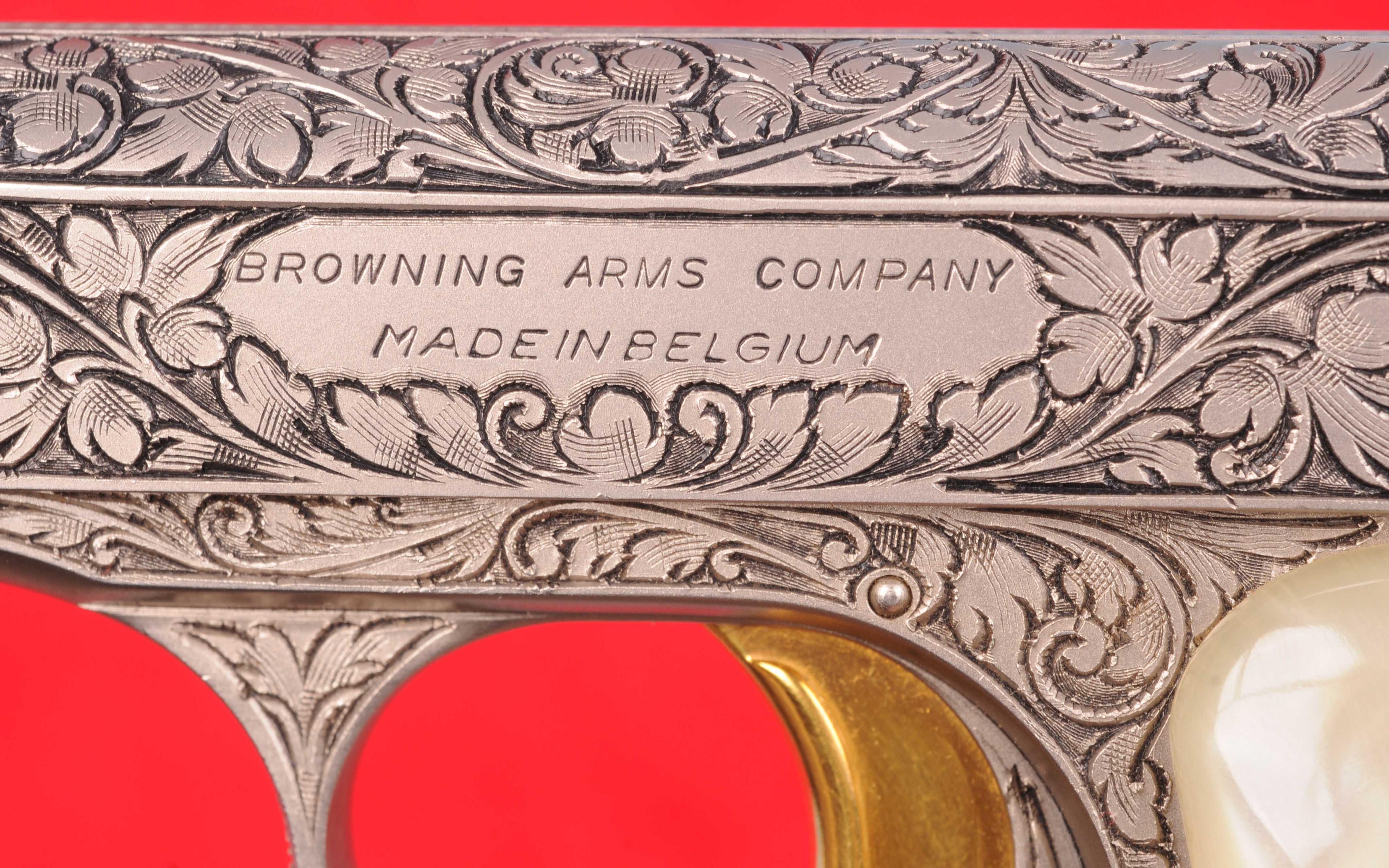 Cased Engraved Browning Renaissance Set of Semi-Auto Pistols - FFL #T213883, 631059, 425482 (RCP1)