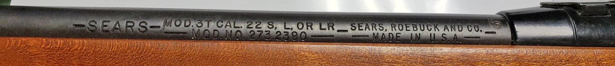 Sears Model 3T .22 S,L,LR Semi-Automatic Rifle - FFL #109006 (LAD 1)