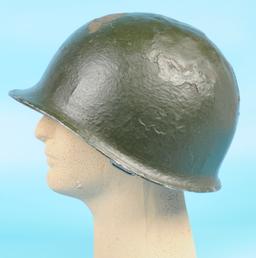 US Army WWII era M1 Helmet and Liner (SJZ)