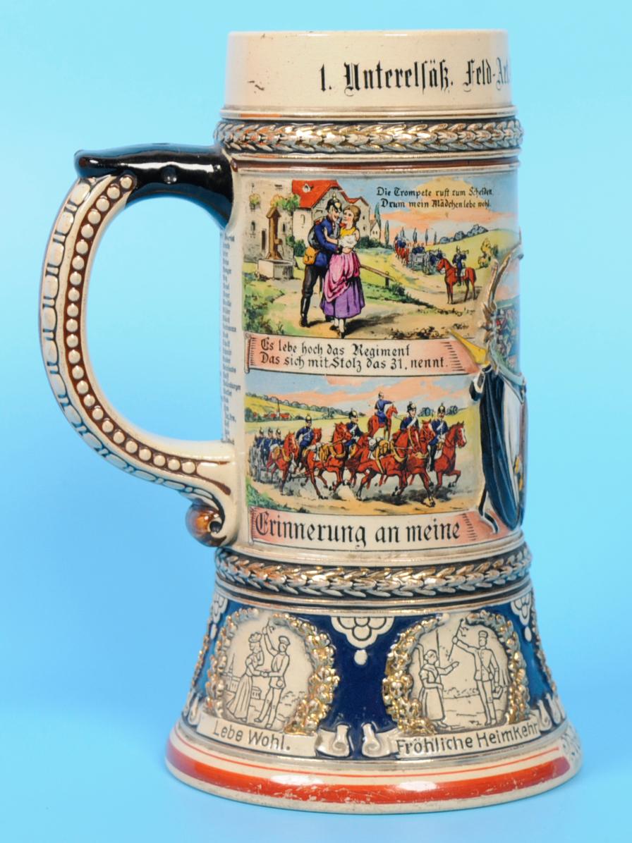 German Regimental Beer Stein  (MOS)