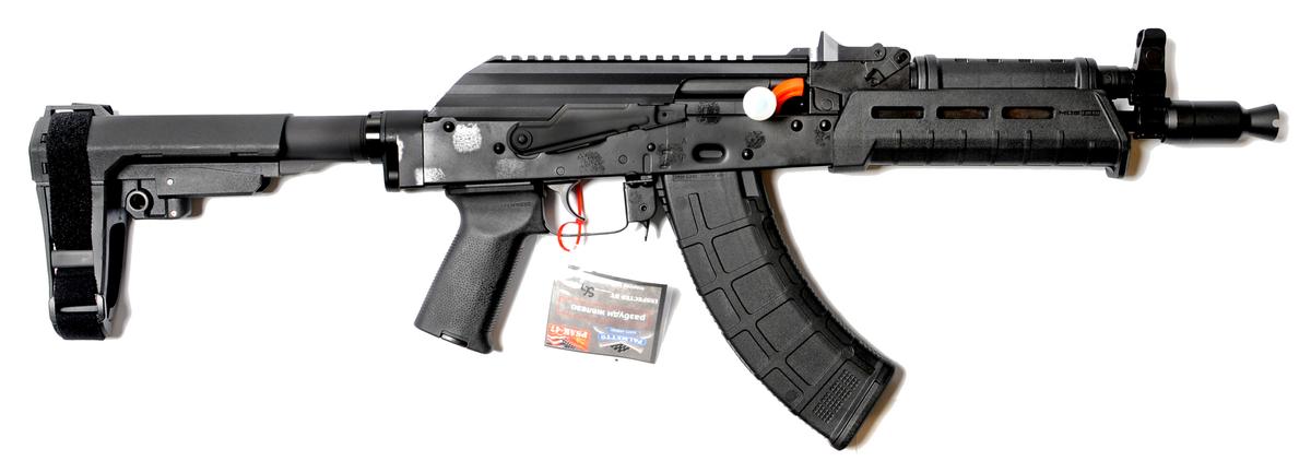 Palmetto State Armory/ PSA AK-P7 7.62x39mm Semiautomatic Pistol w/ Brace - FFL #P7-009519 (IME 1)