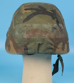 US Military PAGST Woodland Kevlar Helmet Size Medium (ALH)