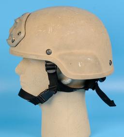 US Military MSA Kevlar Helmet Size Large With Night Vision Bracket (RS)