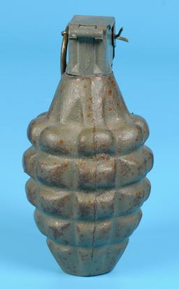 US Military World War II Era Inert Mk 2 Pineapple Grenade (RS)