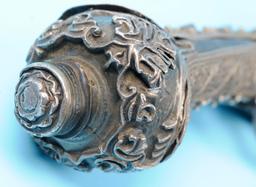 Ornate Antique Ottoman Flintlock Pistol - Antique - no FFL needed  (TMT 1)