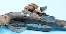 Ornate Antique Ottoman Flintlock Pistol - Antique - no FFL needed  (TMT 1)