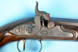 RARE & Exceptional 1800's era Wogdon & Barton Cased Dueling Pistols - Antique (No FFL needed) (TBP1)