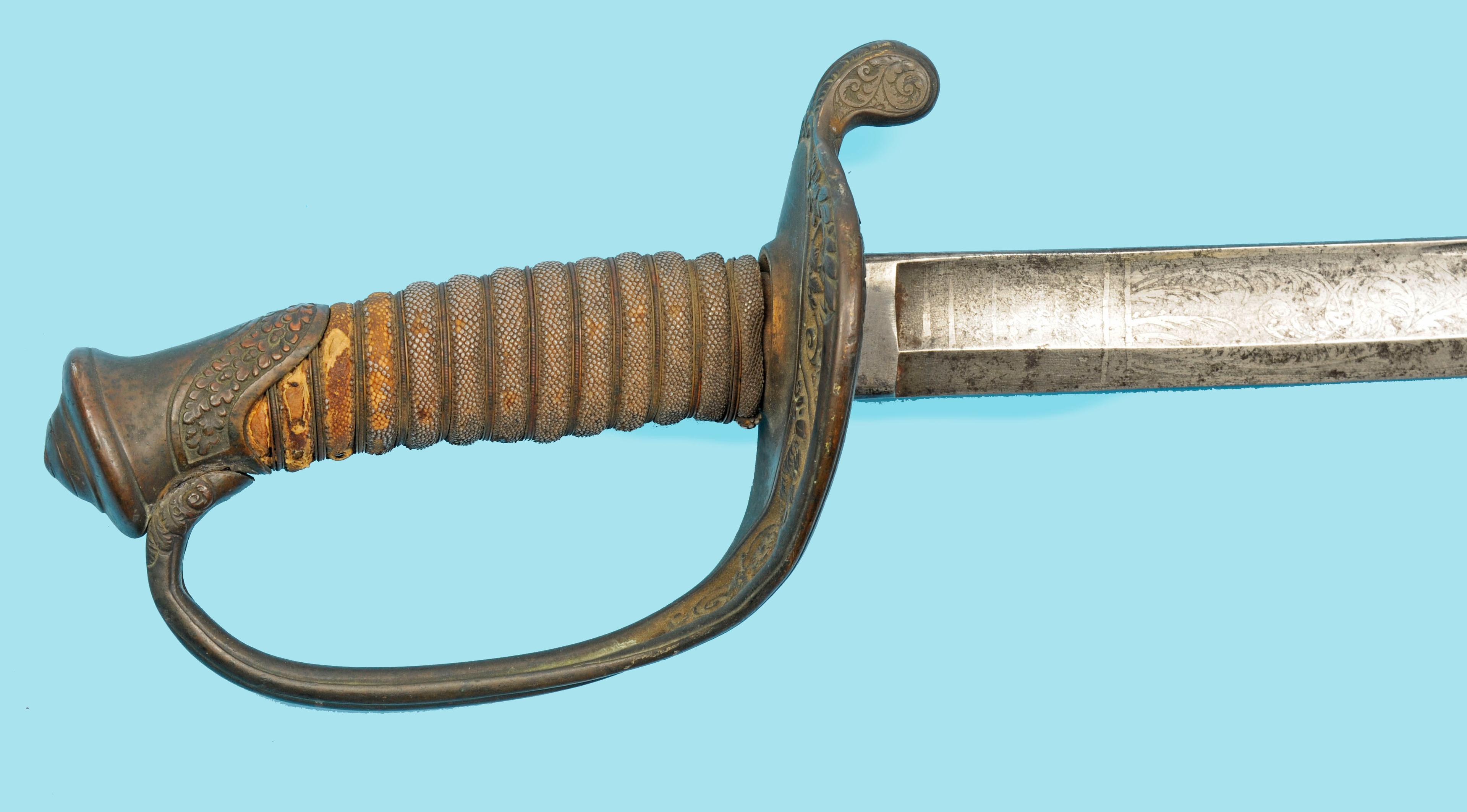 US Military Civil War era M1850 Foot Officer Sword ()