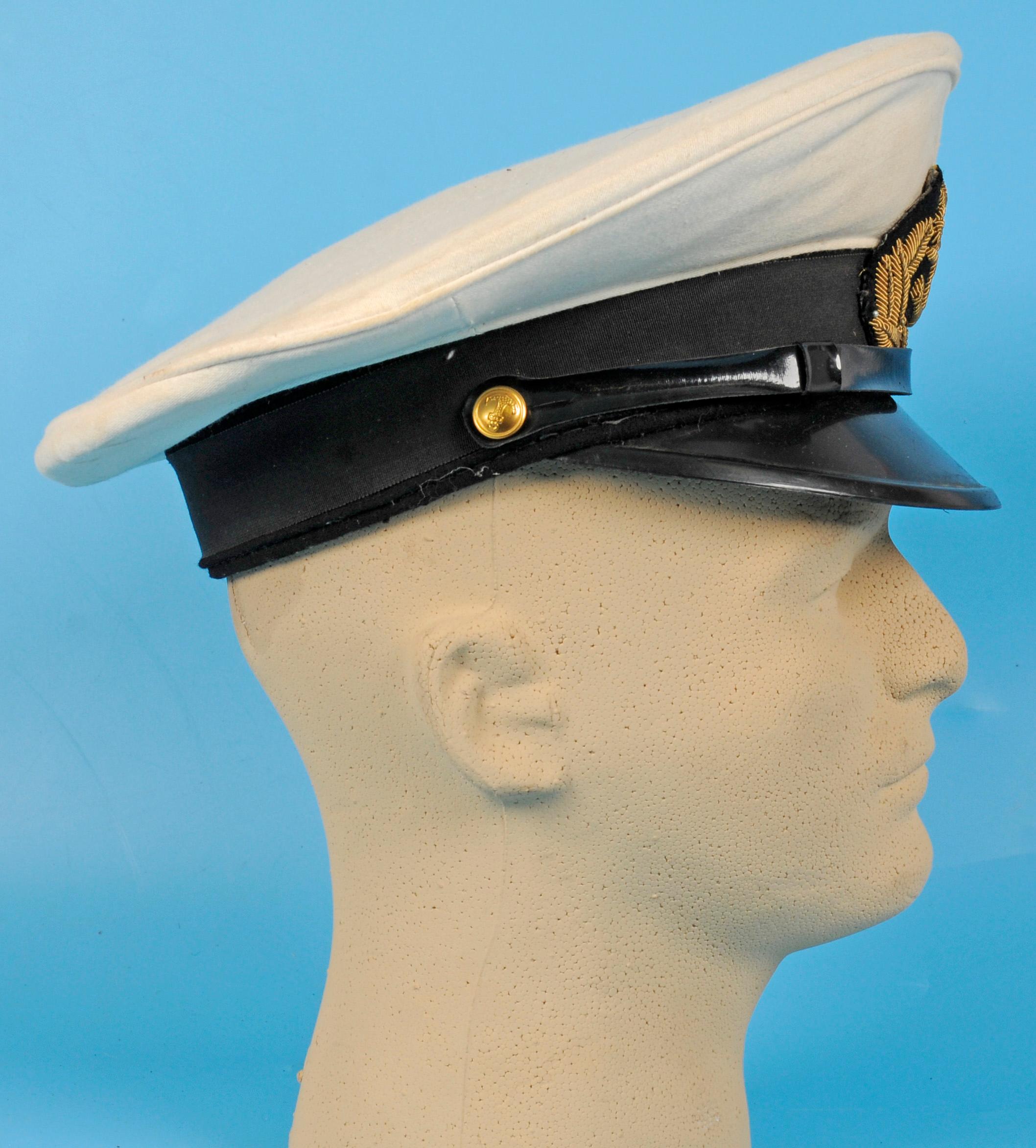 Soviet Transitional Merchant Marine Officer's Visor Hat (RS)