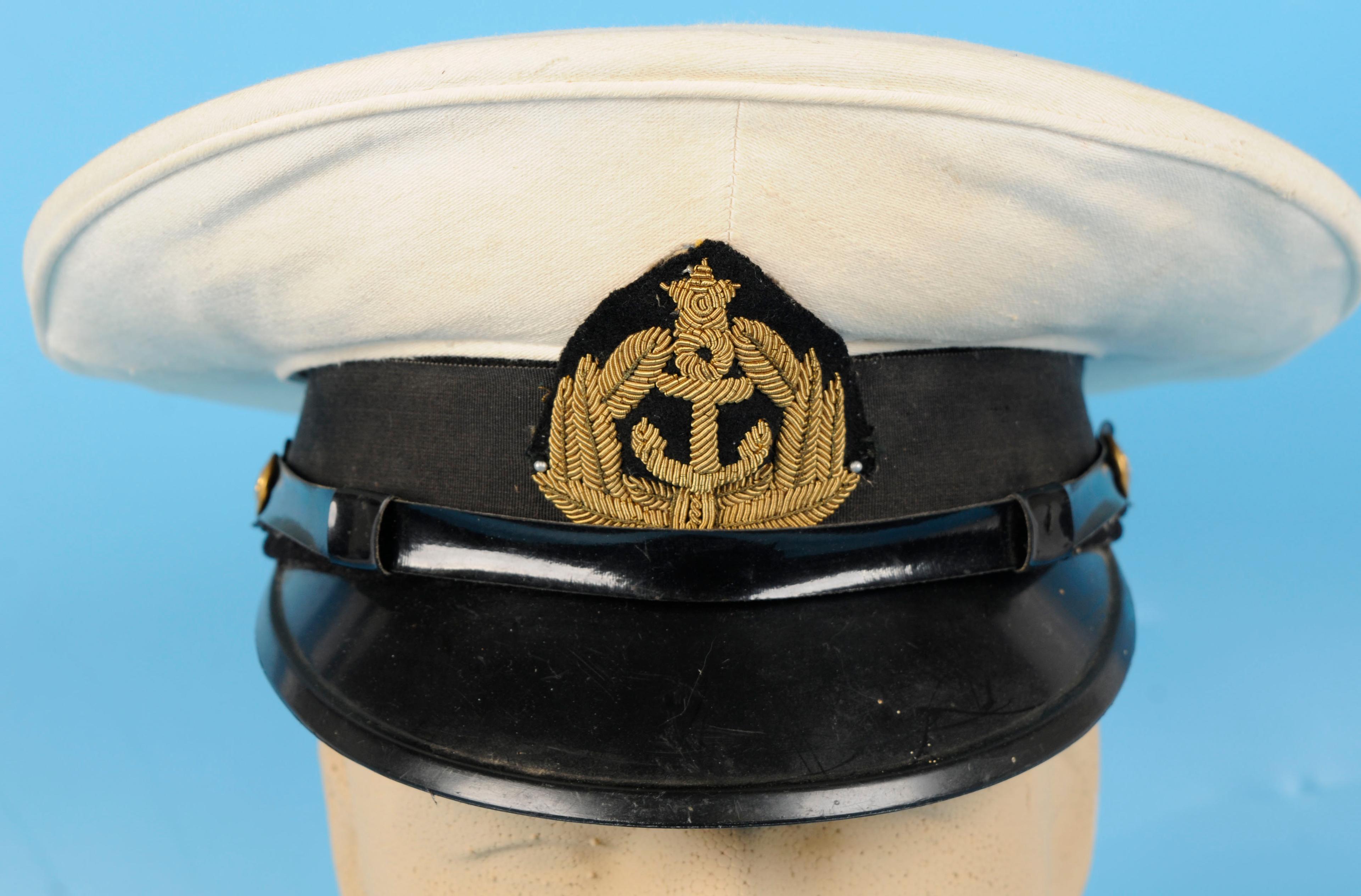 Soviet Transitional Merchant Marine Officer's Visor Hat (RS)