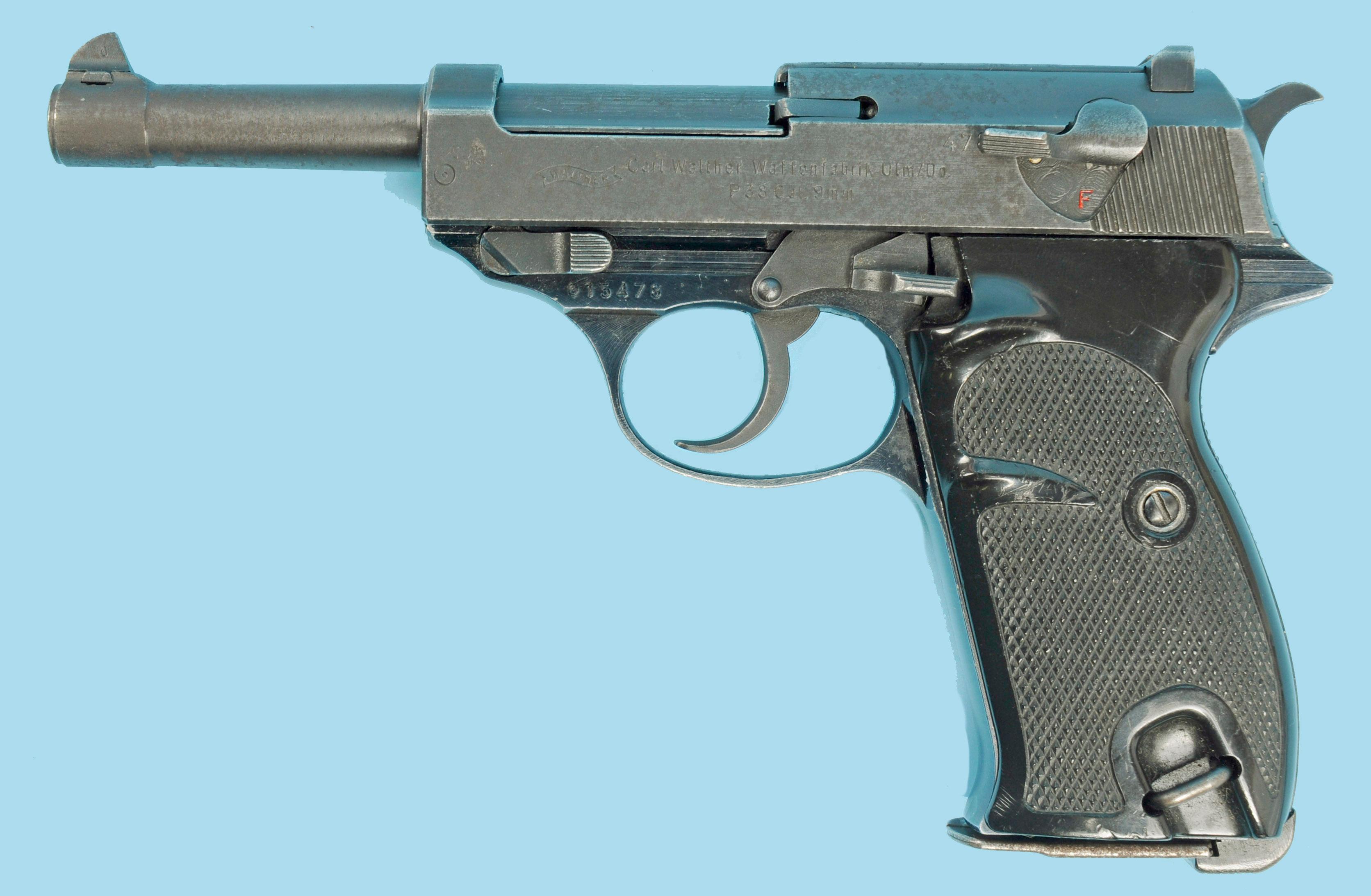 West German Walter P-38 8mm Semi-Automatic Pistol - FFL #)15478 (LRX 1)