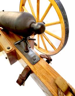 Replica Civil War Style Black Powder Shootable Cannon (JAS)