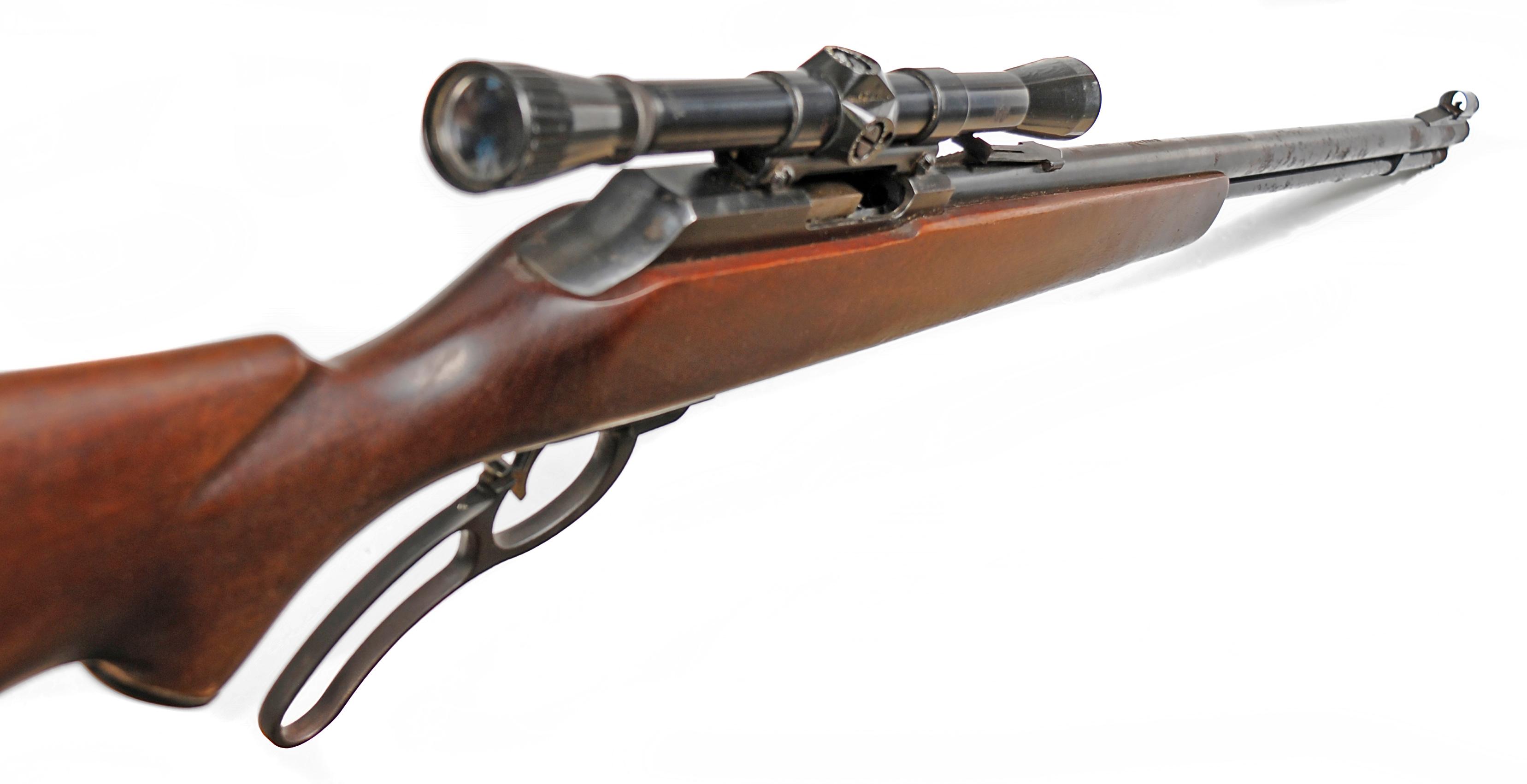 Marlin Model 57 Lever Action 22 Magnum Rifle with Weaver C6 Scope FFL: NSN (RAP1)