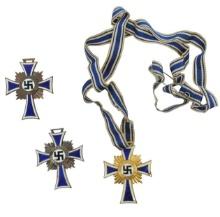 Three German Nazi WWII era Mothers Crosses (HKR)