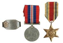 British Royal Air Force WWII era Africa Campain Named Award Grouping (JMT)