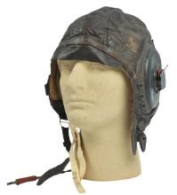 US Army Air Force WWII A1 Leather Flight Helmet (HRT)