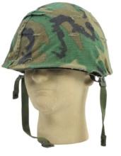 US Military Vietnam era M1 Helmet, Lliner & Cover (AI)