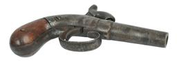 Antique .32 Cal Black Powder Percussion Boot Pistol - no FFL needed (MEM1)