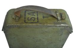 Finnish Military WWII era Russian Maxim Machine Gun Belt & Ammo Can (A1)