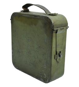 Finnish Military WWII era Russian Maxim Machine Gun Belt & Ammo Can (A1)