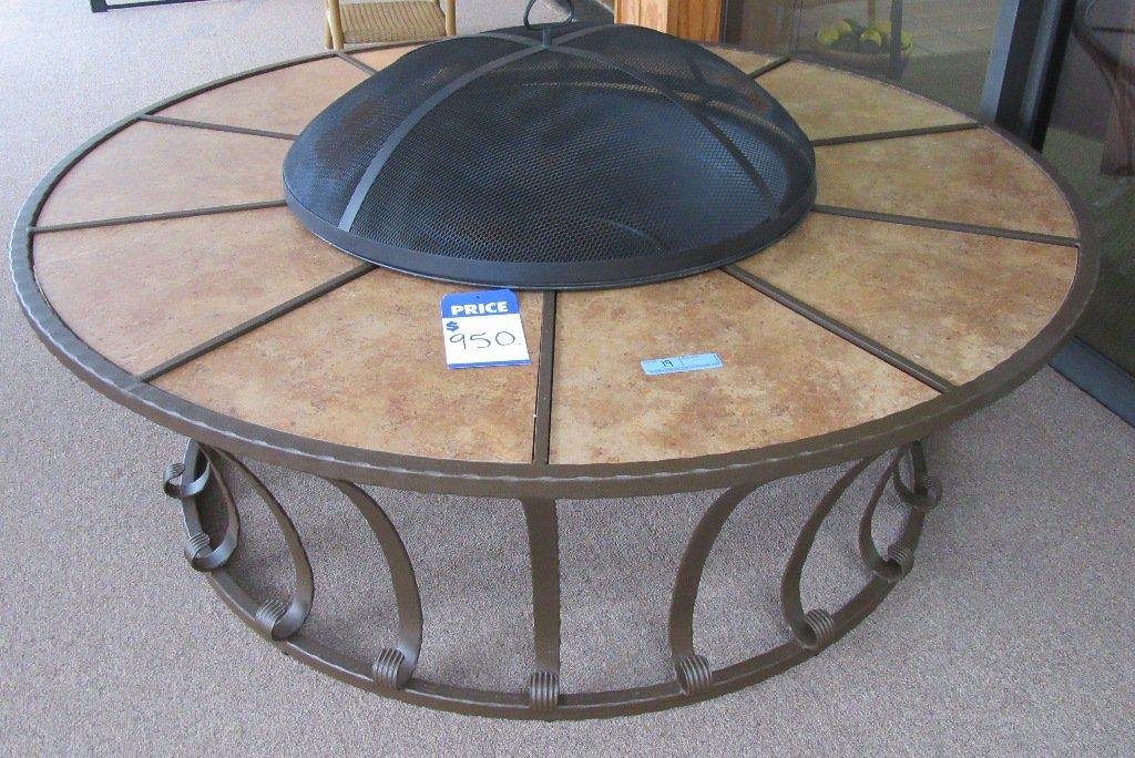 LARGE ROUND FIRE PIT 59 INCHES