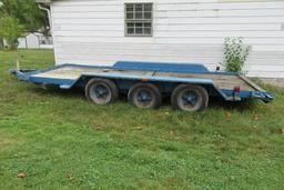 17'X6-1/2' TRI AXLE UTILITY TRAILER - NO TITLE