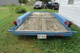 17'X6-1/2' TRI AXLE UTILITY TRAILER - NO TITLE