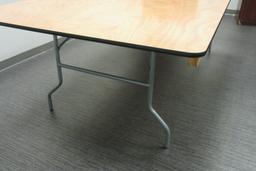 4 FOOT BY 8 FOOT FOLDING TABLE