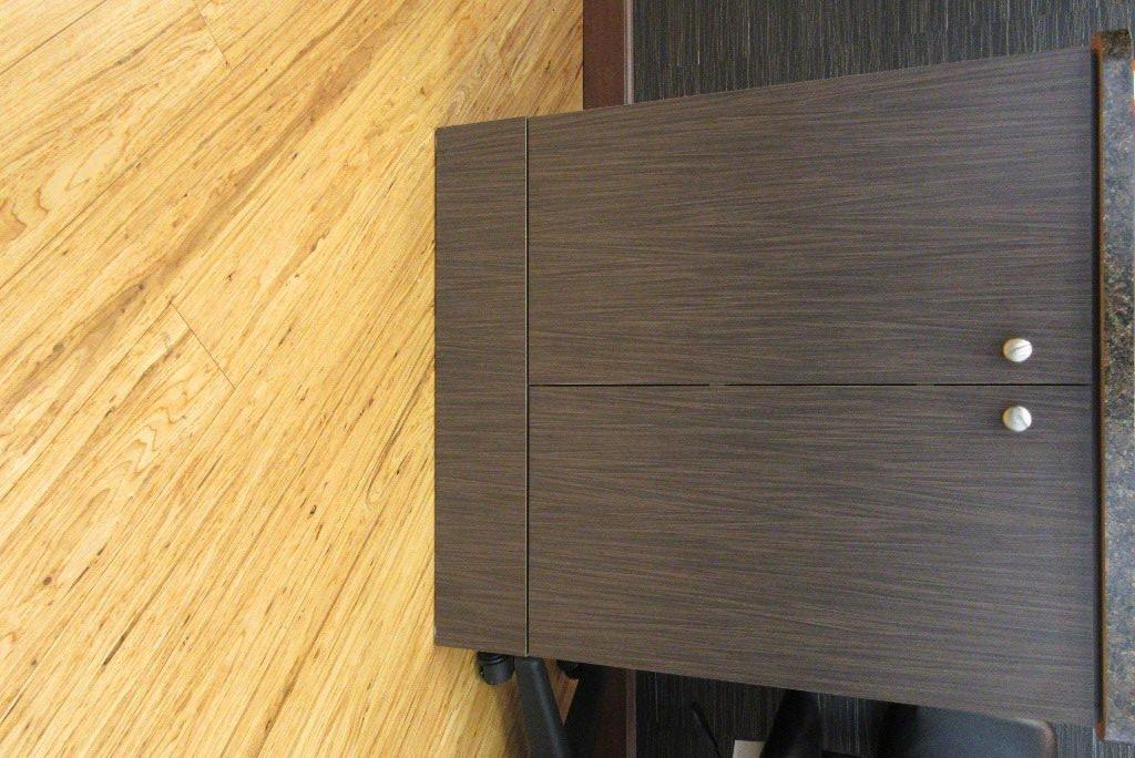 FORMICA MODERN STYLE TWO DOOR CABINET