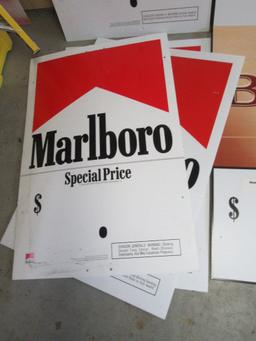 CIGARETTE ADVERTISING SIGNS