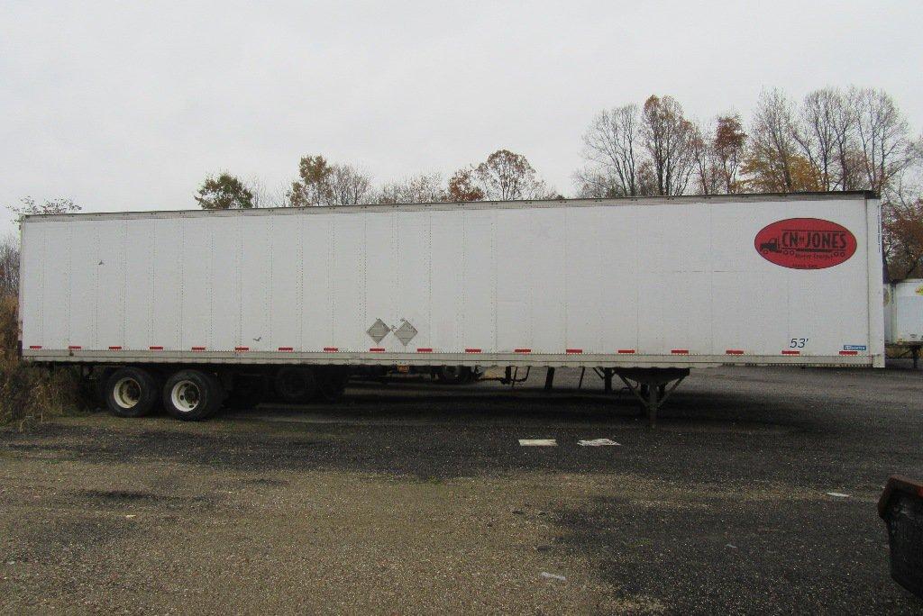 2005 STOUGHTON 53’ VAN TRAILER, SR#1DW1A53295S790514