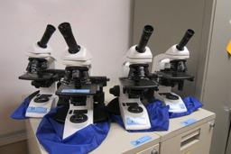 LOT OF 4 LABOMED CXL MICROSCOPES