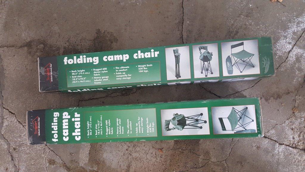 2 FOLDING CAMP CHAIRS