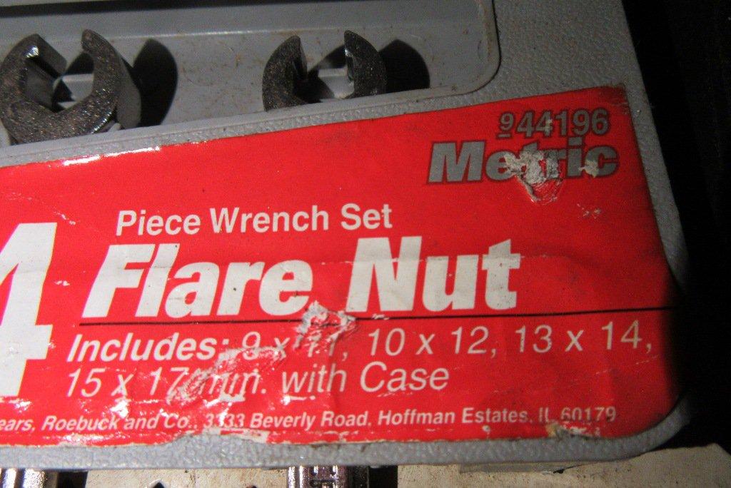 CRAFTSMAN METRIC AND STANDARD FLARE NUT WRENCH SETS