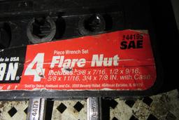 CRAFTSMAN METRIC AND STANDARD FLARE NUT WRENCH SETS