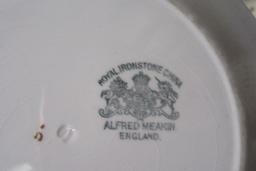 6 ALFRED MEAKIN MADE IN ENGLAND ROYAL IRONSTONE CHINA TEA LEAF PATTERN PLAT