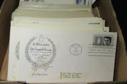 FIRST DAY ISSUE ENVELOPES WITH ADDRESSES