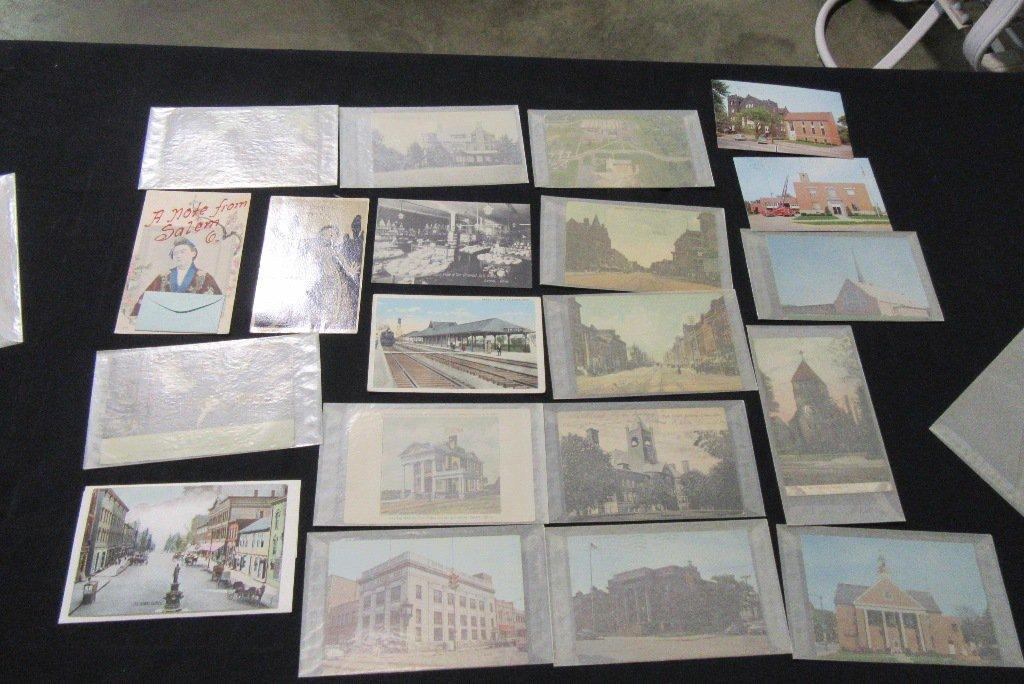 ASSORTMENT OF VINTAGE POSTCARDS OF SALEM, OHIO