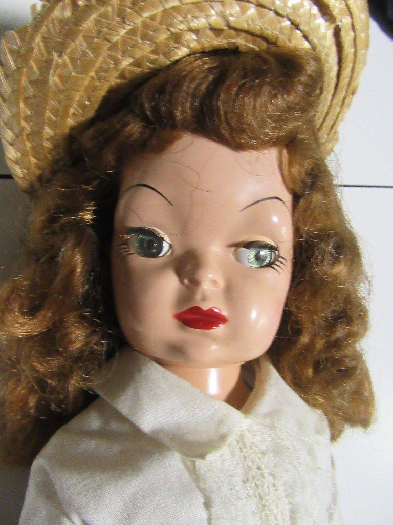 TRIM BROWS MARGIE DOLL, VINTAGE COMPOSITION