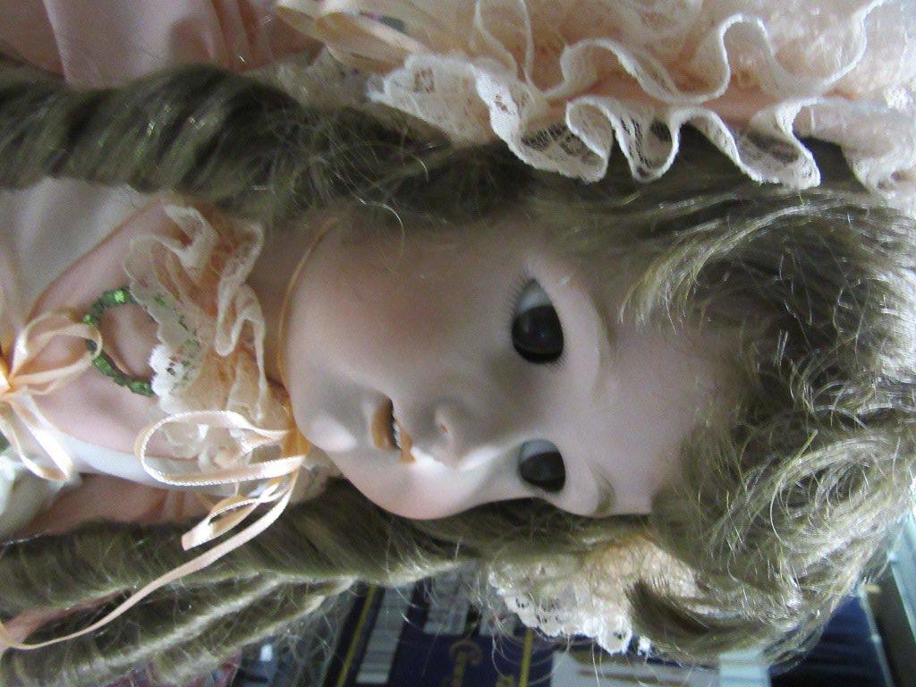HALBIG BABY DOLL, ANTIQUE, COMPOSITION, HAIRLINE FRACTURE ON RIGHT SIDE OF FACE