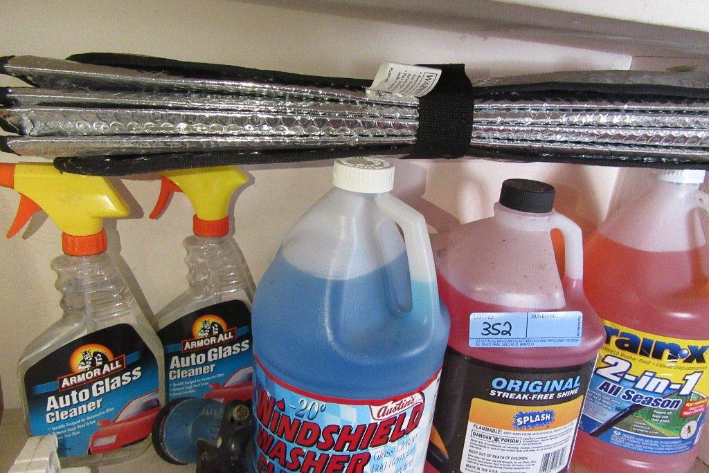 AUTO GLASS CLEANER, ANTIFREEZE, AND ETC