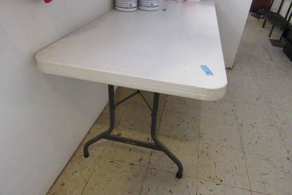 LIFETIME PLASTIC FOLD-UP TABLE