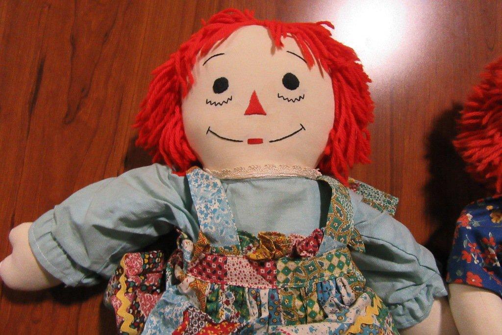 RAGGEDY ANN AND ANDY DOLLS