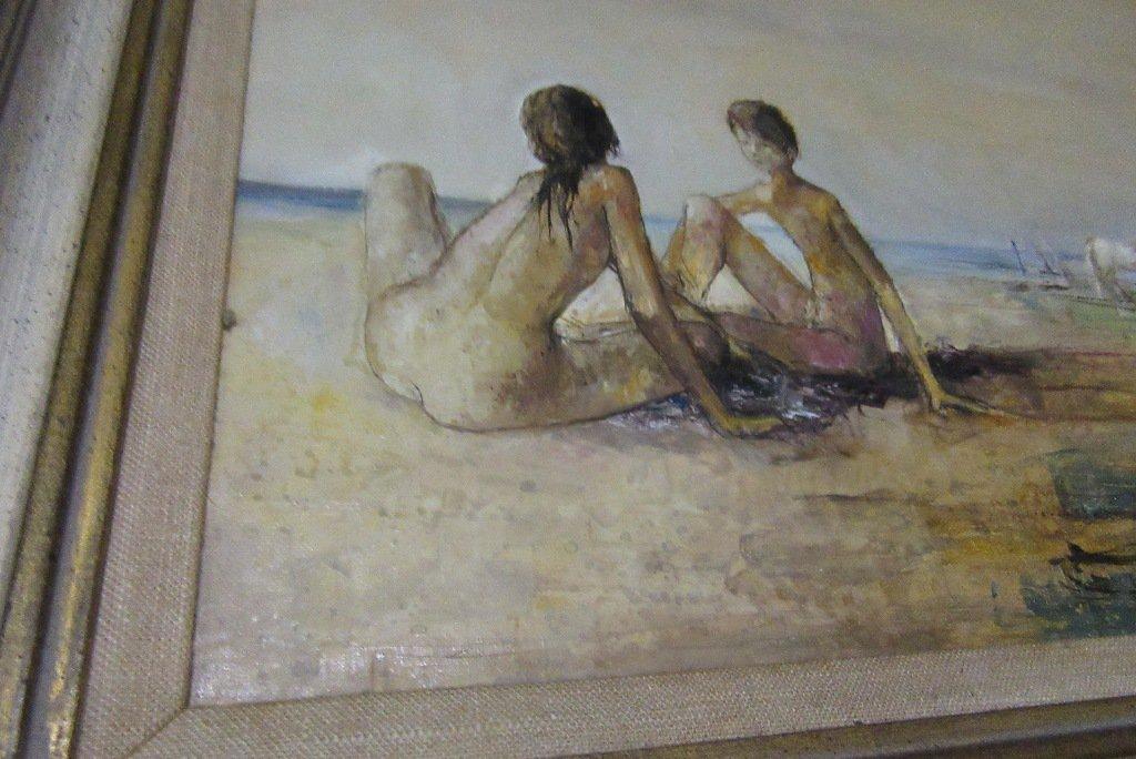 FRAMED BEACH SCENE