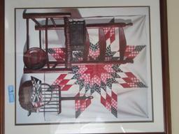 PAULINE EBLE CAMPANELLI 30 INCH BY 34 INCH AMERICANA PICTURE