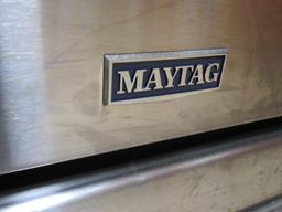 MAYTAG ELECTRIC STAINLESS STEEL STOVE